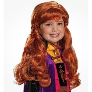 NEW Disney Frozen 2 Anna Child Wig Costume Accessory
